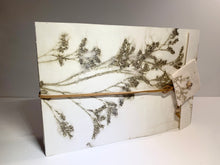 Load image into Gallery viewer, Memory book - soft notebook with sea lavender stems
