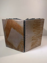 Load image into Gallery viewer, Memory book . Tannin and oxides on silk
